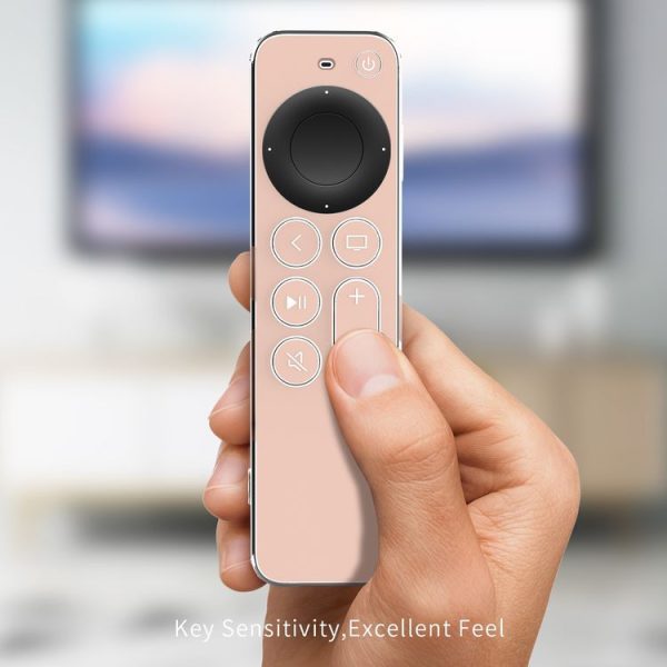 TPU Protective Case For Apple TV 4K 4th Siri Remote Control (Pink) - Image 6