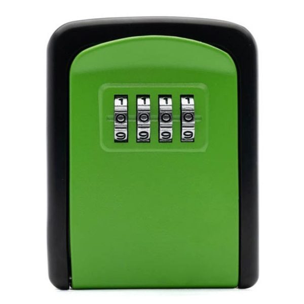 G9 4-digit Password Aluminum Alloy Key Storage Box (Green)