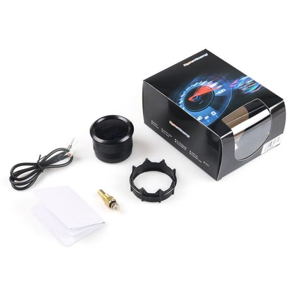 Car Modified 12V Universal 52mm Blue Light Digital Display Meter, Style: Oil Temperature Gauge - Image 5