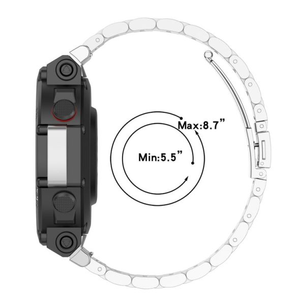 Huami Amazfit T-Rex 2 Three Strains Steel Watch Band (Black) - Image 6