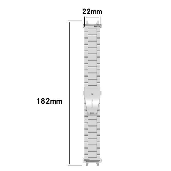 Huami Amazfit T-Rex 2 Three Strains Steel Watch Band (Black) - Image 7