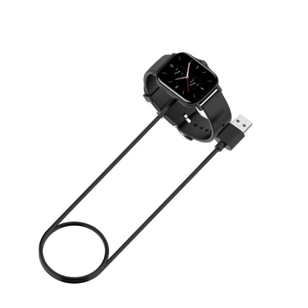 Amazfit Bip 3 Watch magnetic charging cable, length: 1m (Black) - Image 5