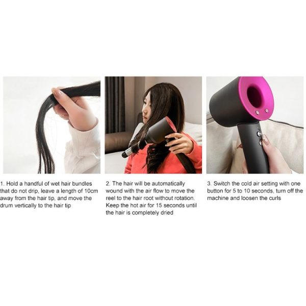 Pair Hair Curling Roller for Dyson Hair Dryer HD01 / HD02 / HD03 / HD04 / HD08 - Image 5
