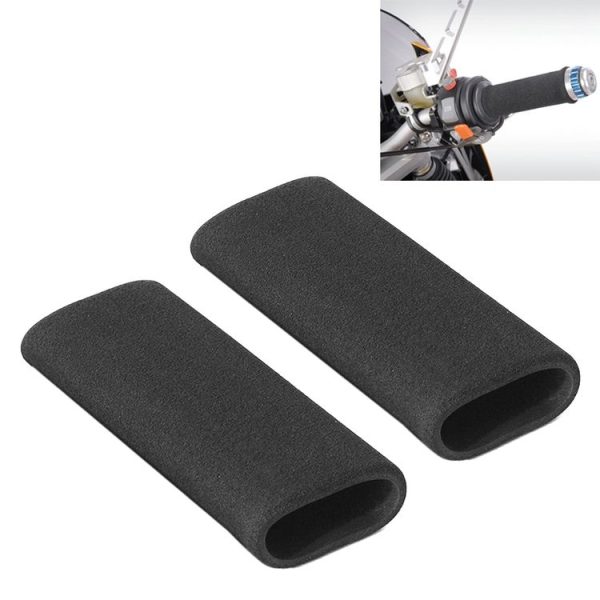 1 Pair Motorcycle Non-slip Sweat-absorbing Waterproof Sponge Handle Cover, Inside Diameter: 31mm