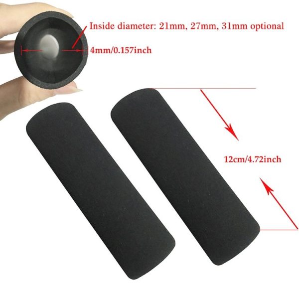 1 Pair Motorcycle Non-slip Sweat-absorbing Waterproof Sponge Handle Cover, Inside Diameter: 31mm - Image 3