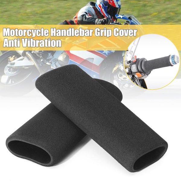 1 Pair Motorcycle Non-slip Sweat-absorbing Waterproof Sponge Handle Cover, Inside Diameter: 31mm - Image 4