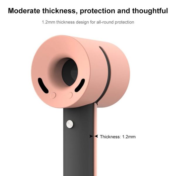 Hairdryer Shockproof Silicone Protective Case For Dyson (Lavender Grey) - Image 5