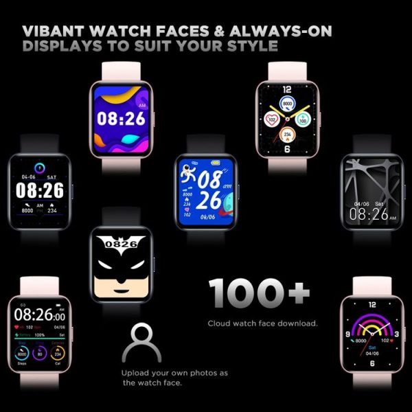 Zeblaze Beyond 1.78 inch AMOLED Display GPS Waterproof 5 ATM Health & Fitness Smart Watch (Black) - Image 8