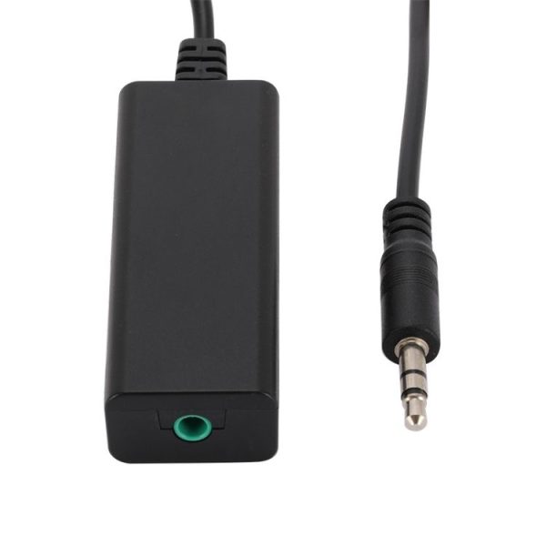 3.5mm Audio Common Ground Isolator Signal Anti-jamming Noise Reducer (Black) - Image 2