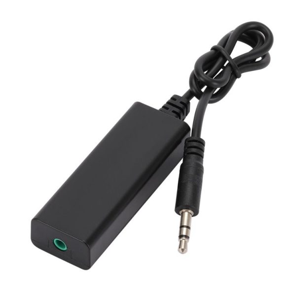 3.5mm Audio Common Ground Isolator Signal Anti-jamming Noise Reducer (Black) - Image 3