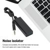3.5mm Audio Common Ground Isolator Signal Anti-jamming Noise Reducer (Black) - Image 6