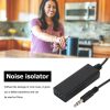 3.5mm Audio Common Ground Isolator Signal Anti-jamming Noise Reducer (Black) - Image 8