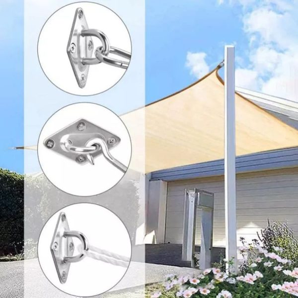 5 PCS 6mm 316 Stainless Steel Ship Diamond Door Hinges Buckle - Image 6