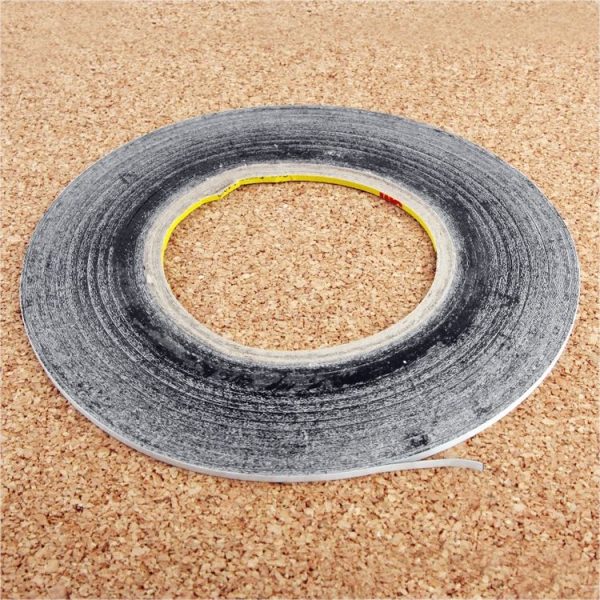 10 PCS 2mm Double Sided Adhesive Sticker Tape for Phone Touch Panel Repair, Length: 50m (Black) - Image 2