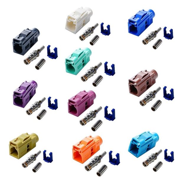 RG174 Cable Fakra Radio Crimp Female Jack / Plug Connector with Phantom RF Coaxial (Fakra K) - Image 4