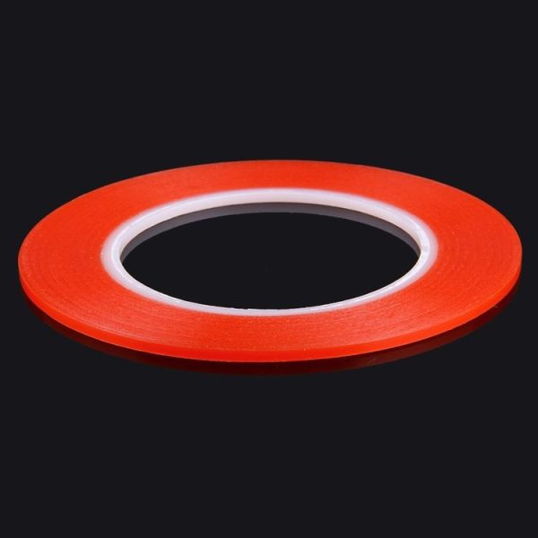10 PCS 3mm Width Double Sided Adhesive Sticker Tape, Length: 25m (Red) - Image 2