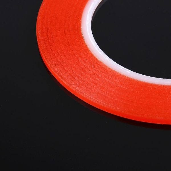 10 PCS 3mm Width Double Sided Adhesive Sticker Tape, Length: 25m (Red) - Image 3