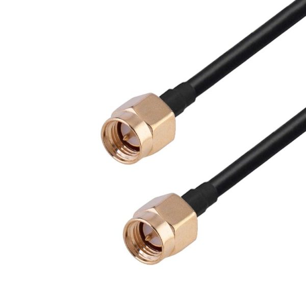 SMA Male to SMA Male RG174 RF Coaxial Adapter Cable, Length: 10cm - Image 2