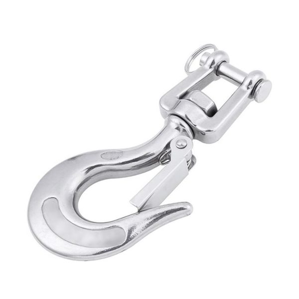150kg Load Bearing 304 Stainless Steel Rotatable Fork Hoist Chain Lifting Cargo Hook - Image 3