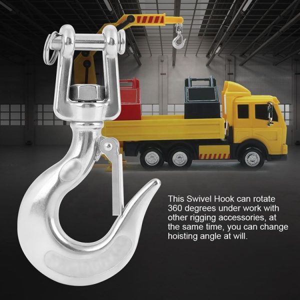 150kg Load Bearing 304 Stainless Steel Rotatable Fork Hoist Chain Lifting Cargo Hook - Image 6