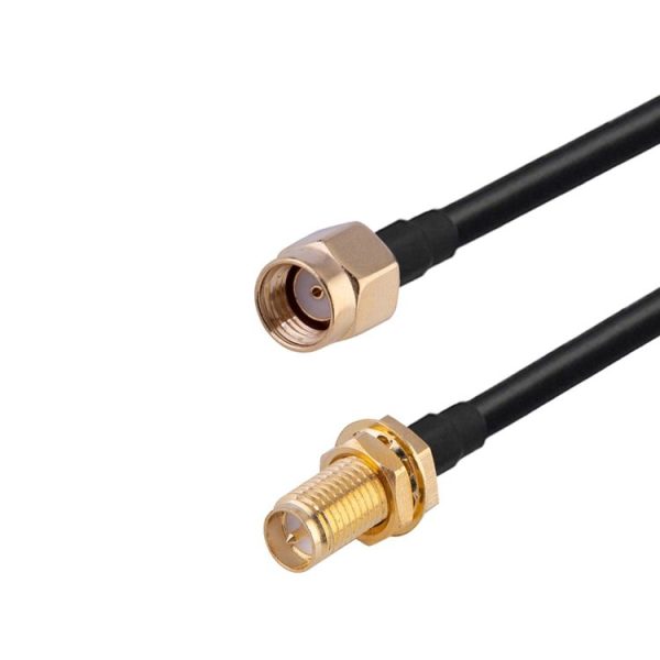 RP-SMA Male to RP-SMA Female RG174 RF Coaxial Adapter Cable, Length: 20cm - Image 2
