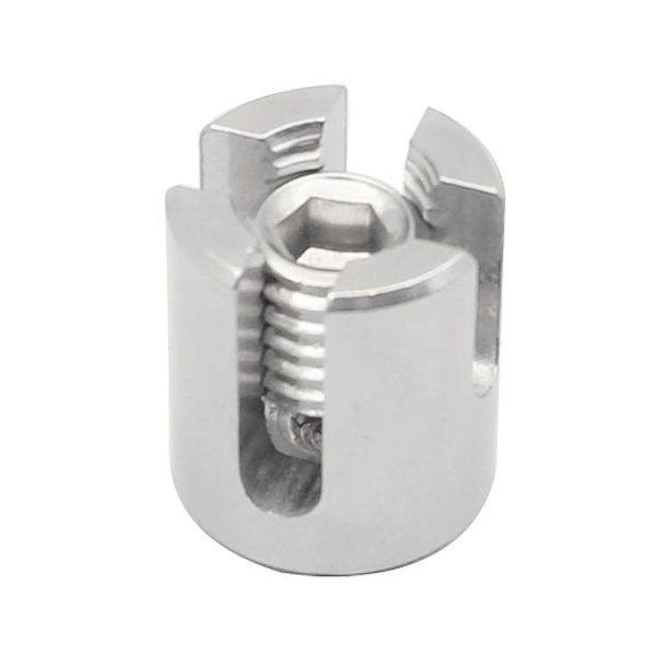 M16x8 316 Stainless Steel Garden Wire Rope Cross Fixed Clip - Image 3