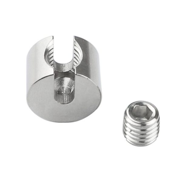 2 PCS M8x4 316 Stainless Steel Garden Wire Rope Fixed Clip - Image 2