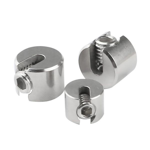 2 PCS M8x4 316 Stainless Steel Garden Wire Rope Fixed Clip - Image 3