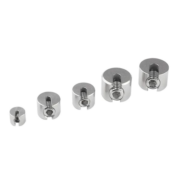 2 PCS M8x4 316 Stainless Steel Garden Wire Rope Fixed Clip - Image 4