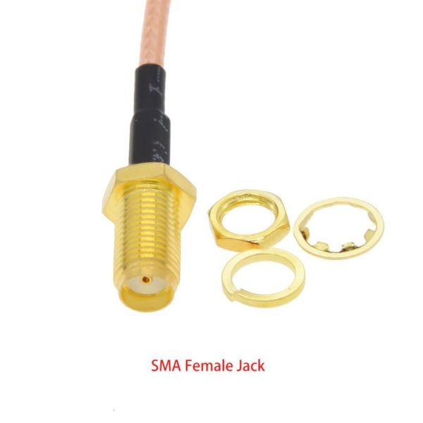20cm Antenna Extension RG316 Coaxial Cable (SMA Female to Fakra F Female) - Image 4