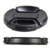 82mm Center Pinch Camera Lens Cap for Canon (Black) - Image 2