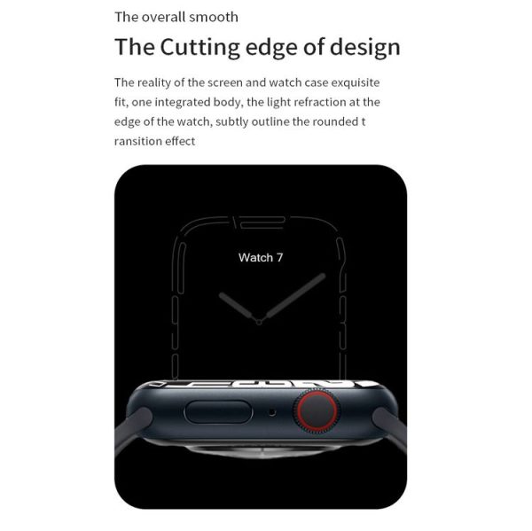 Watch 8 Max 1.85 inch Wireless Charging Bluetooth Call NFC Smartwatch (Black) - Image 3