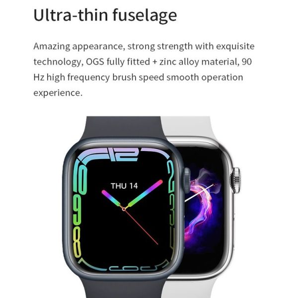 Watch 8 Max 1.85 inch Wireless Charging Bluetooth Call NFC Smartwatch (Black) - Image 5