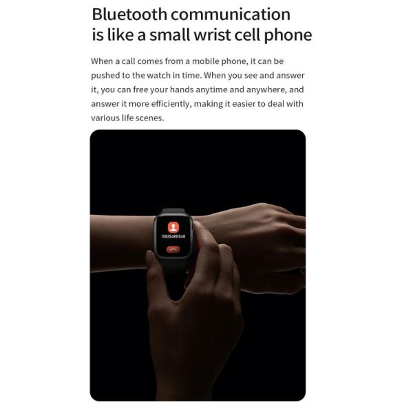 Watch 8 Max 1.85 inch Wireless Charging Bluetooth Call NFC Smartwatch (Black) - Image 9