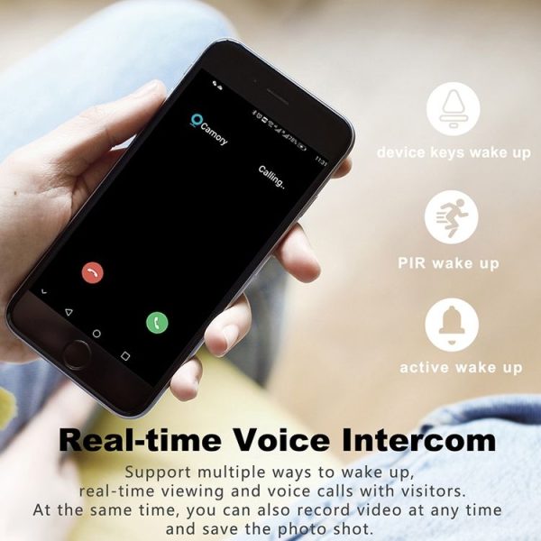 T30 Tuya Smart WIFI Video Doorbell Support Two-way Intercom & Night Vision (Black) - Image 11