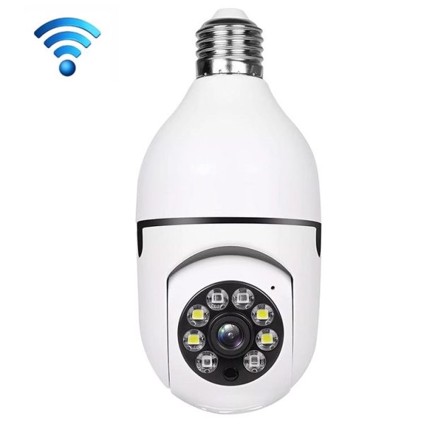 A6 2MP HD Light Bulb WiFi Camera Support Motion Detection / Two-way Audio / Night Vision / TF Card With 8G Memory Card