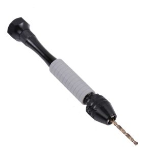 Precision Pin Vise Mini Twist Drill Bits Hand Drill Set, Model: 8009