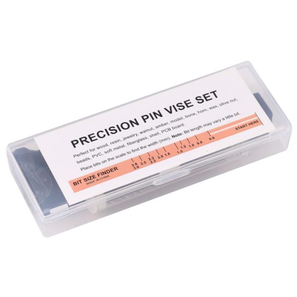 Precision Pin Vise Mini Twist Drill Bits Hand Drill Set, Model: 8009 - Image 6