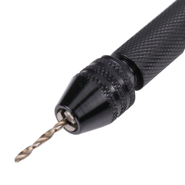 Precision Pin Vise Mini Twist Drill Bits Hand Drill Set, Model: 8011 - Image 4