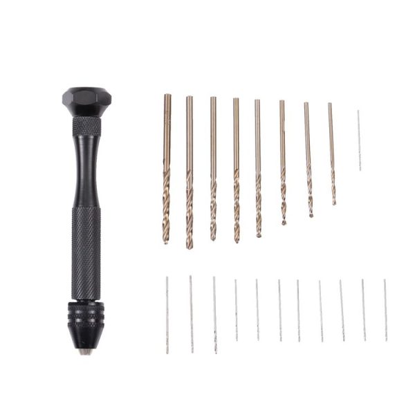 Precision Pin Vise Mini Twist Drill Bits Hand Drill Set, Model: 8011 - Image 5