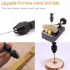Precision Pin Vise Mini Twist Drill Bits Hand Drill Set, Model: 8011 - Image 7