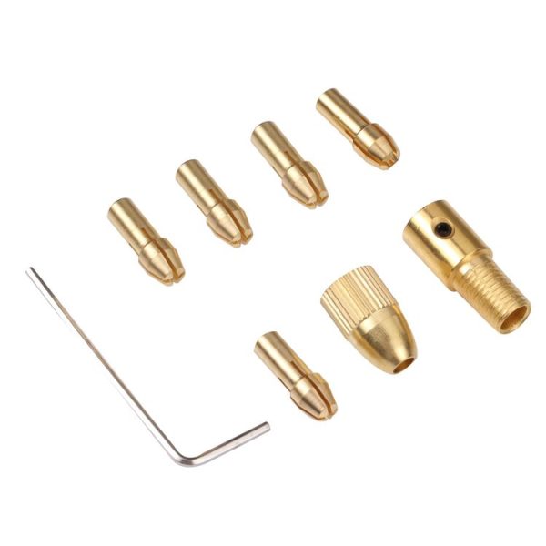 DIY-5.0 8 in 1 DIY Mini Chuck Fixture Clamp Drill Chuck Clip - Image 4