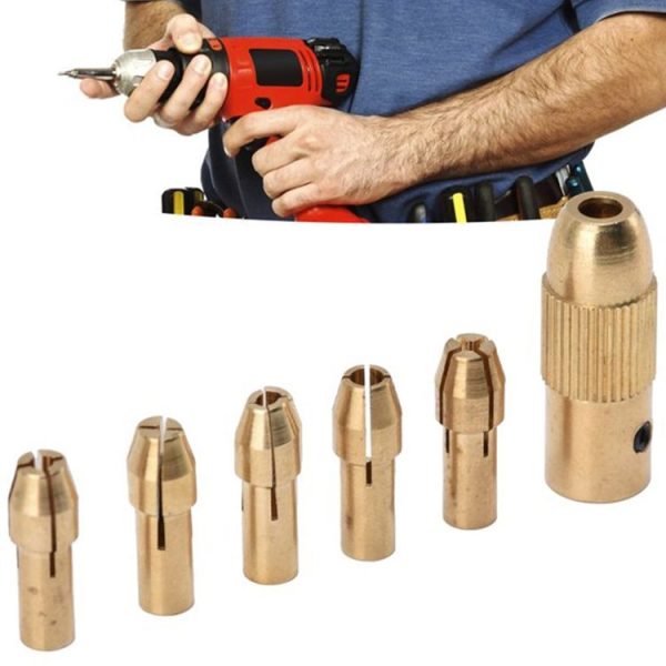 DIY-5.0 8 in 1 DIY Mini Chuck Fixture Clamp Drill Chuck Clip - Image 5