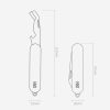Original Xiaomi Youpin Huohou Mini Unpacking Foldable Knife (Black) - Image 2