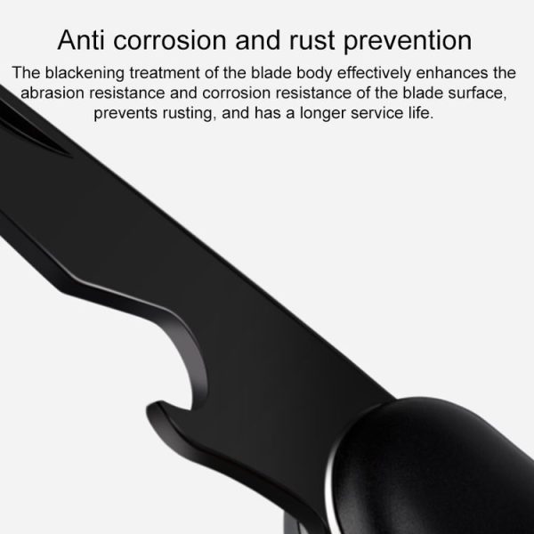 Original Xiaomi Youpin Huohou Mini Unpacking Foldable Knife (Black) - Image 6