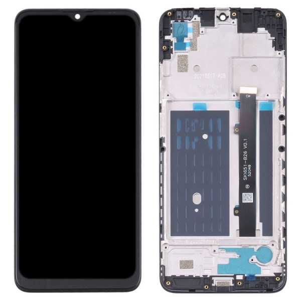 OEM LCD Screen For ZTE Blade A51 Digitizer Full Assembly with Frame - Image 2