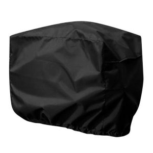 210D Oxford Cloth Boat Propeller Engine Waterproof and Dustproof Cover, Size: 52x27x32cm / 15HP (Black)