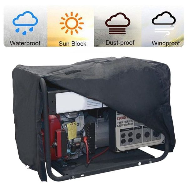 210D Oxford Cloth Generator Waterproof and Dustproof Protective Cover, Size: 81x61x61cm (Black) - Image 4