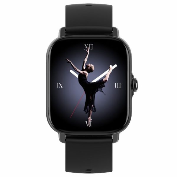 HAMTOD GT21 1.69 inch TFT Screen Smart Watch Supports Bluetooth Call / Sleep Monitoring / Heart Rate Monitoring (Obsidian Black) - Image 2