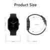 HAMTOD GT21 1.69 inch TFT Screen Smart Watch Supports Bluetooth Call / Sleep Monitoring / Heart Rate Monitoring (Obsidian Black) - Image 3
